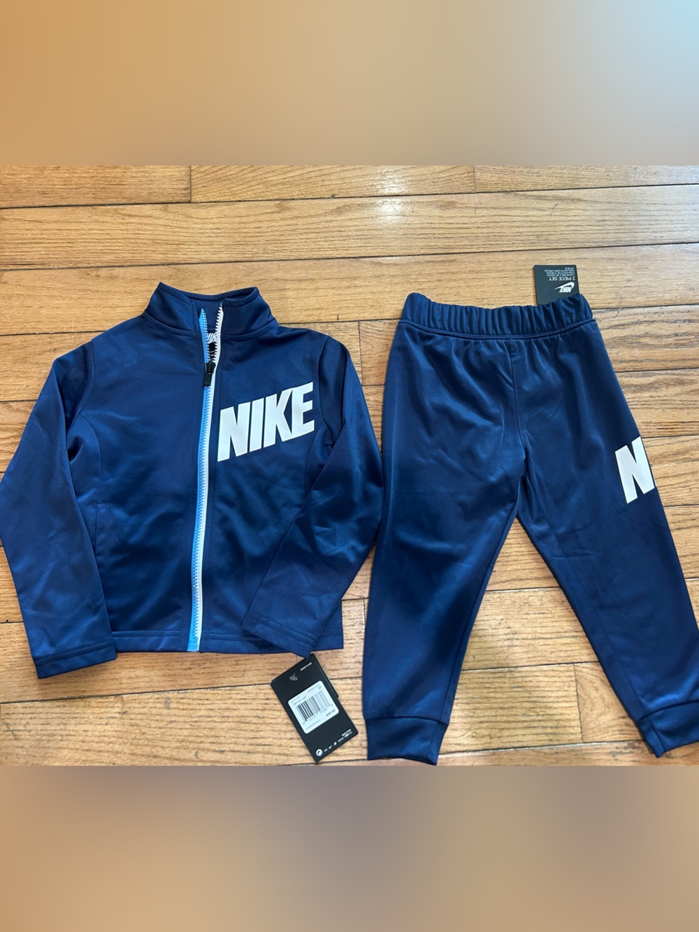 Nike Navy Blue Kids Zip Track Jacket & Joggers NWT